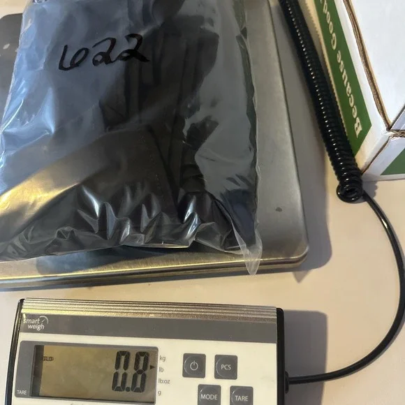 Womens Black Midi Dress 2XL Empire Waist Tiered Flowy Boho Flutter Sleeve V Neck - Picture 9 of 9